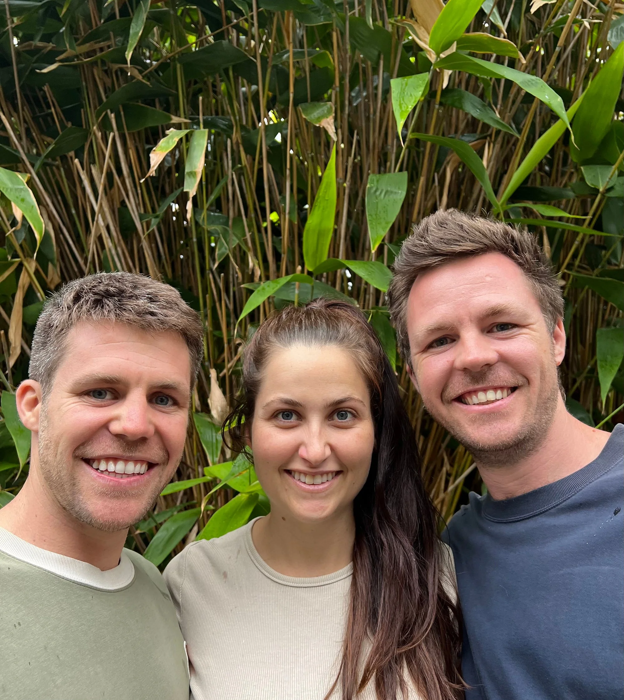 The Nakie team outdoors