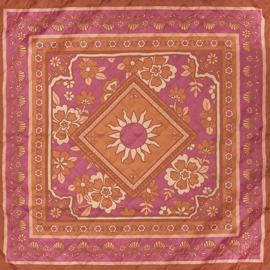 Turkish Delight Recycled Picnic Blanket
