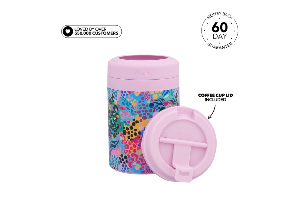 Kasey Rainbow Cooler & Coffee Cup
