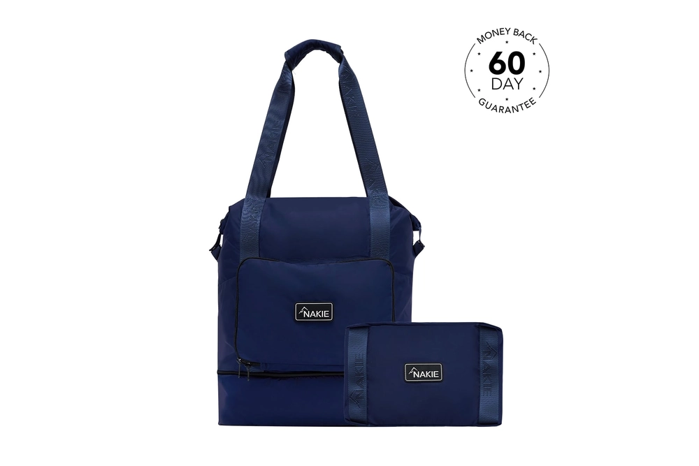 Classic Navy Recycled Tote Bag