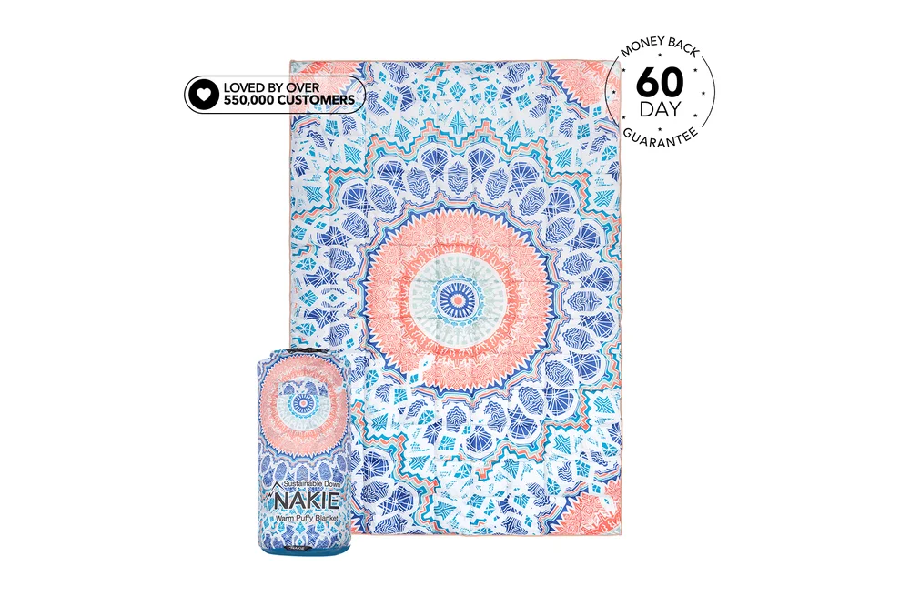 Sound of Summer Sustainable Down Puffy Blanket